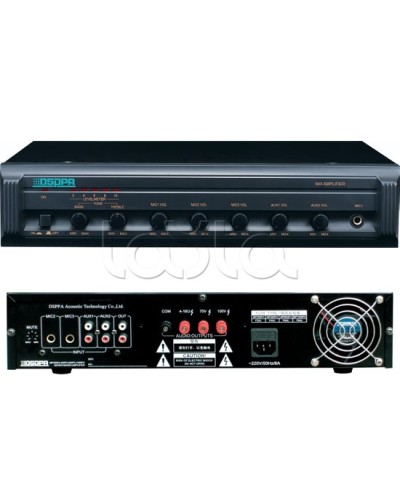 Микшер-усилитель DSPPA MP-300P в Тюмени Система оповещения и трансляции Dsppa Pintop.ru