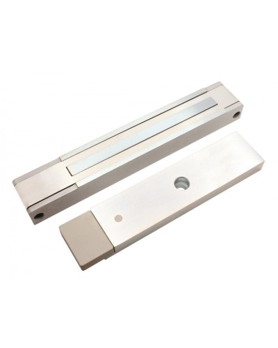 Электромагнитный замок с датчиком состояния двери ALeko ALM-300P (12В серый) в Тюмени Электромагнитные замки Pintop.ru