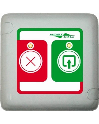 Радиокнопка вызова Hostcall MP-411D1 в Тюмени Система оповещения и трансляции Hostcall Pintop.ru