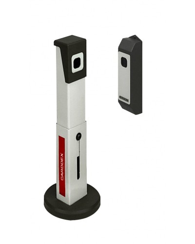 Комплект беспроводных фотоэлементов CARDDEX PR-01 (передатчик и приемник, навесной + стойка) в Тюмени Запчасти для шлагбаумов и автоматики Pintop.ru