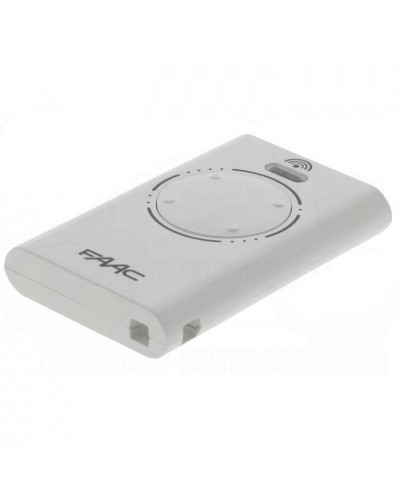 Брелок-передатчик 4-канальный Faac 787010 (белый) в Тюмени Устройства радиоуправления для шлагбаумов и автоматики Pintop.ru