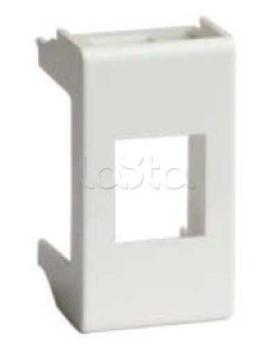 Адаптер для информационных разъемов AVAYA-SYSTIMAX, «Viva», 1 мод., белый DKC 45006 в Тюмени Аксессуары для стоек и шкафов Pintop.ru