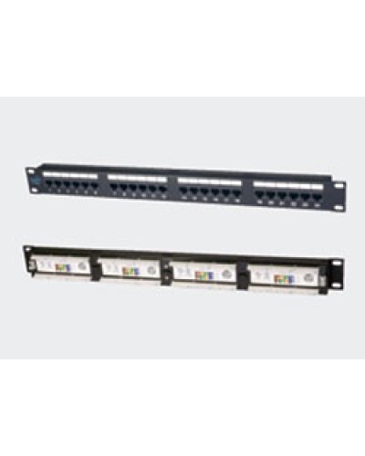 Патч-панель 19, 1U, 24xRJ45 категория 5е Eurolan (27B-U5-24BL) в Тюмени Патч панель Pintop.ru