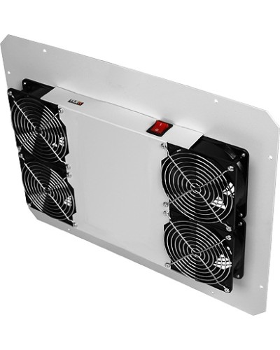 Панель вентиляционная с 4 вентиляторами TLK TLK-FAN4-BK в Тюмени Вентиляторные модули Pintop.ru