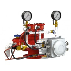 Узел управления дренчерный с комбинированным приводом Спецавтоматика УУ-Д100/1,6(Р,Э24,Г0,07)-ВФ.У3.1 (вариант с отводом)