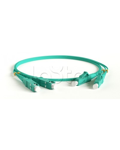 Патч-корд волоконно-оптический Hyperline FC-D2-503-SC/PR-SC/PR-H-2M-LSZH-AQ в Тюмени Патч-корды оптические Pintop.ru