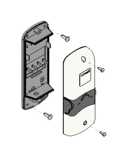 Корпус передатчика DIW01 DIW03 DB Came 119RIR257 в Тюмени Запчасти для шлагбаумов и автоматики Pintop.ru