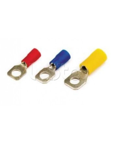 Наконечник с отверстием под винт ф5,2мм, с изолированным фланцем, для сечения провода 2,5-6,0мм2 DKC (2C5P) в Тюмени Держатели, клипсы, скобы Pintop.ru