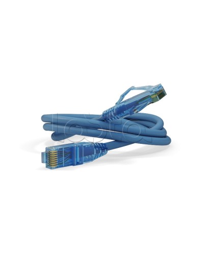 Патч-корд RJ45-RJ45, 4 пары, UTP, кат.6, LSZH (1м) Hyperline PC-LPM-UTP-RJ45-RJ45-C6-1M-LSZH-BL в Тюмени Патчкорды (медные) Pintop.ru