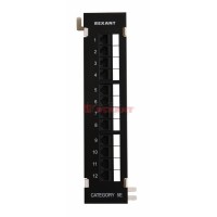 Патч-Панель 10" 12 гнёзд RJ-45 Cаt.5e 110 IDC ( монтаж на стенку) REXANT 04-0020