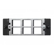 Планка Q-SLOT 6 × Keystone UTP/FTP Eurolan (27M-00-00-06BL)