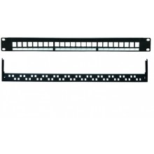 Патч-панель 19”, 1U, 24 порта UTP Eurolan (27B-00-24BL)
