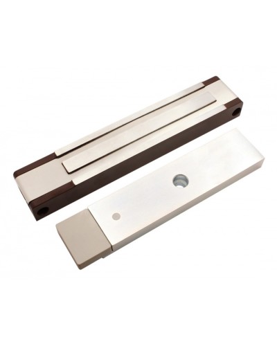 Электромагнитный замок с датчиком состояния двери ALeko ALM-400P (24В коричневый) в Тюмени Электромагнитные замки Pintop.ru