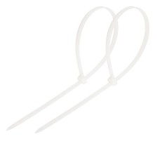 Хомут-стяжка нейлоновый 250x3.6 мм белый (100шт/уп) REXANT 07-0250