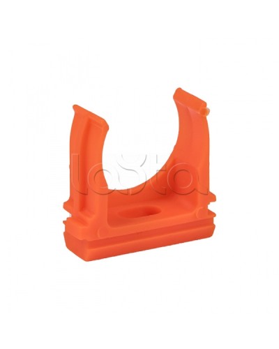 Крепеж-клипса d25 мм (10 шт) оранжевая EKF-Plast (derj-z-25o) в Тюмени Держатели, клипсы, скобы Pintop.ru