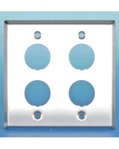 Панель лицевая для 4-х промышленных модулей Hyperline FP-IE-U-4-SL в Тюмени Аксессуары для кабель-канала Pintop.ru