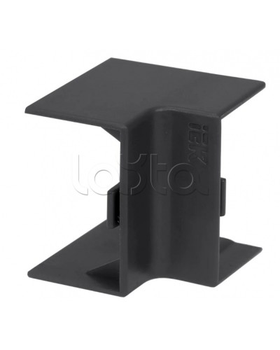 ELECOR Угол внутренний КМВ 60х40 черный (4шт/компл) IEK (EL-KK10D-V-060-040-K02) в Тюмени Аксессуары для кабель-канала Pintop.ru