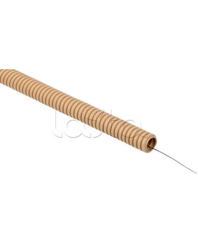 ELASTA Труба гофр. ПВХ d=20мм с зондом сосна (25м) IEK (ET-TG21-121-020-025-K34) в Тюмени Труба гофрированная Pintop.ru