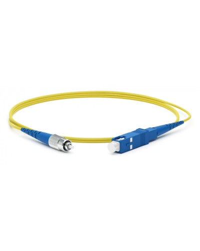 Патч-корд волоконно-оптический Hyperline FC-S2-9-FC/UR-SC/UR-H-0.5M-LSZH-YL в Тюмени Патч-корды оптические Pintop.ru