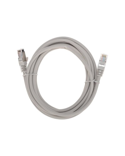 Патч-корд S/FTP, CAT 6A (10G), RJ45-RJ45, 28AWG, LSZH, серый, 3м REXANT 02-0390-3 в Тюмени Патчкорды (медные) Pintop.ru