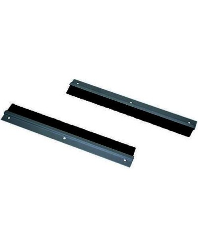 Ввод щеточный 19, 1U для настенных, напольных шкафов (черный) TLK-BRSH-1U-BK в Тюмени Аксессуары для стоек и шкафов Pintop.ru