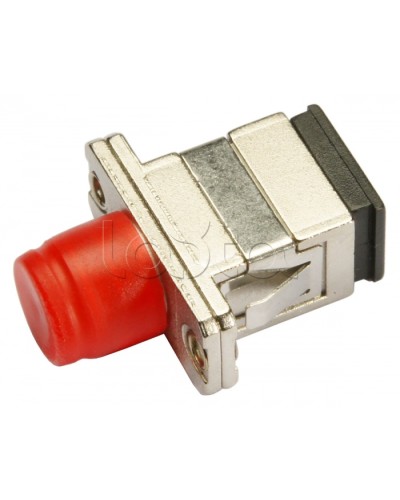 Соединитель проходной SC-FC, MM(для многомодового кабеля), simplex Cabeus SC-FC-MM в Тюмени Проходные адаптеры и розетки оптические Pintop.ru