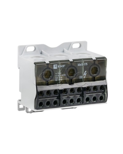 Блок распределительный КБР тройной 175A EKF PROxima (kbr3-175) в Тюмени Боксы для автоматов Pintop.ru