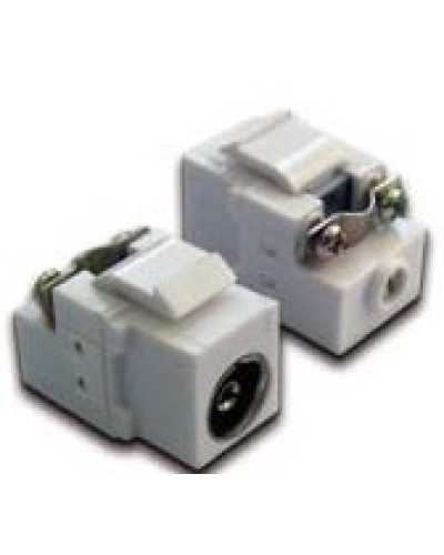 Вставка Keystone TV-розетка, винтовое соединение, белая LANMASTER LAN-OK-TV/S-WH в Тюмени Коннекторы Pintop.ru