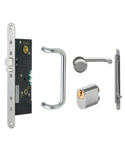 Готовый комплект для установки замка RusGuard Моторный замок RG-Lock 595 (KIT) (Комплект) в Тюмени Защелки Pintop.ru