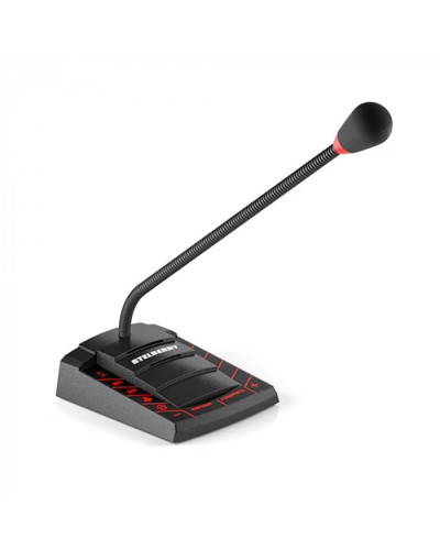 Пульт громкого оповещения на 60 Ватт STELBERRY F-700 в Тюмени Микрофонные консоли и микрофоны Pintop.ru