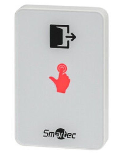 Сенсорная кнопка выхода накладная Smartec ST-EX410L-WT в Тюмени Кнопки выхода Pintop.ru