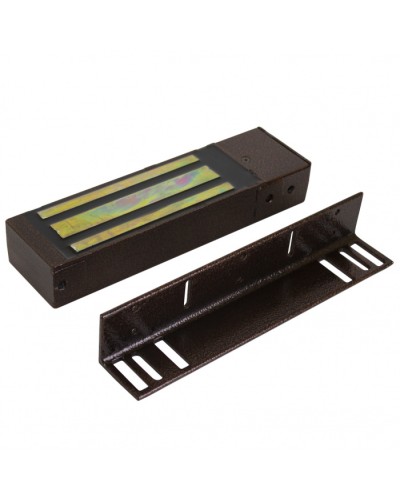 Электромагнитный влагозащищенный замок AccordTec ML-395KB-2 без электроники с датчиком Холла ,цвет Коричневый в Тюмени Электромагнитные замки Pintop.ru