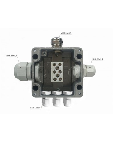 Металлическая коробка соединительная Магнито-контакт МКС 2ВК «МОРОЗ» с датчиком вскрытия корпуса (тампером), IP66/IP68 в Тюмени Распределительные коробки Pintop.ru