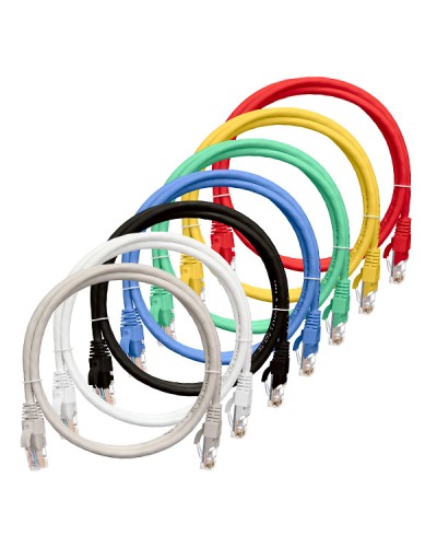 Шнур коммутационный 2хRJ45/8P8C U/UTP кат.5е (NMC-PC4UD55B-075-GY) NIKOMAX (7.5 м) в Тюмени Патчкорды (медные) Pintop.ru