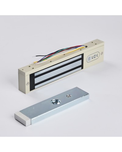 R-Lock RL-EM180-0SG - Электромагнитный замкок, 180кг, DC12/24B, цвет серый, RAL7032 (галечный серый), два датчика втроены в корпус замка: датчик Холла и магнито-контактный датчик в Тюмени Электромагнитные замки Pintop.ru