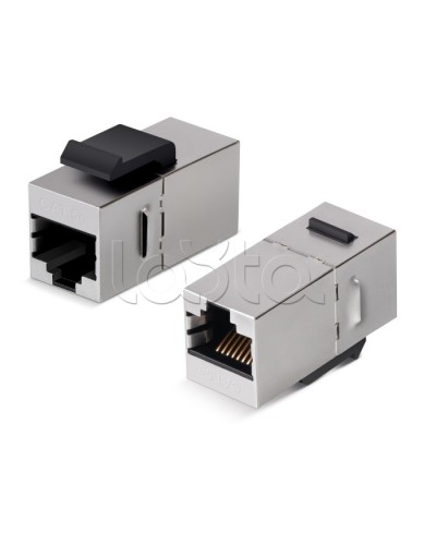 Адаптер проходной Cabeus CA-KJ-8p8c-C5e-SH в Тюмени Проходные адаптеры RJ-45 и разветвители Pintop.ru