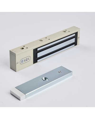 R-Lock RL-EM280-LSG - Электромагнитный замкок, 280кг, DC12/24B, цвет серый, RAL7032 (галечный серый), два датчика втроены в корпус замка: датчик Холла и магнито-контактный датчик в Тюмени Электромагнитные замки Pintop.ru