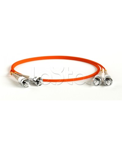 Патч-корд волоконно-оптический Hyperline FC-D2-50-ST/PR-ST/PR-H-3M-LSZH-OR в Тюмени Патч-корды оптические Pintop.ru