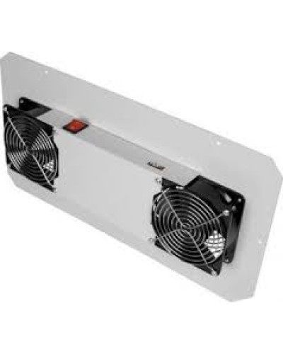 Блок вентиляторный TLK (TLK-FAN2-TERM-GY) для настенных шкафов серии TWC и TWA в Тюмени Вентиляторные модули Pintop.ru