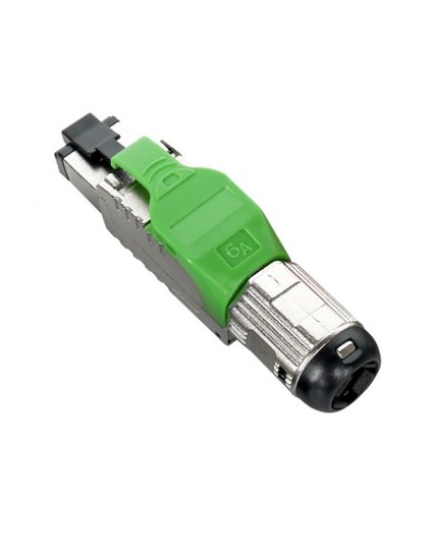 Разъем полевой оконцовки RJ-45 8P8C Hyperline PLUE-8P8C-S-C6A-SH-GN в Тюмени Коннекторы и разъемы Pintop.ru