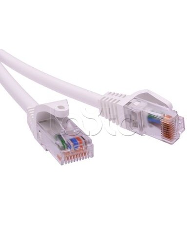 Патч-корд неэкранированный CAT5E U/UTP 4х2, LSZH, белый, 0.5м DKC RN5EUU4505WH в Тюмени Патчкорды (медные) Pintop.ru