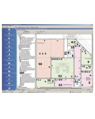 ПО Модуль Мониторинг PERCo-SM08 в Тюмени Сетевая СКУД Perco Pintop.ru
