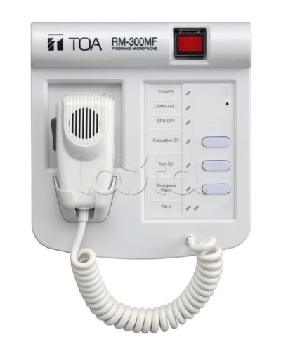 Панель микрофонная пожарная для серии VM-3000 в Тюмени Системы оповещения и трансляции TOA Pintop.ru