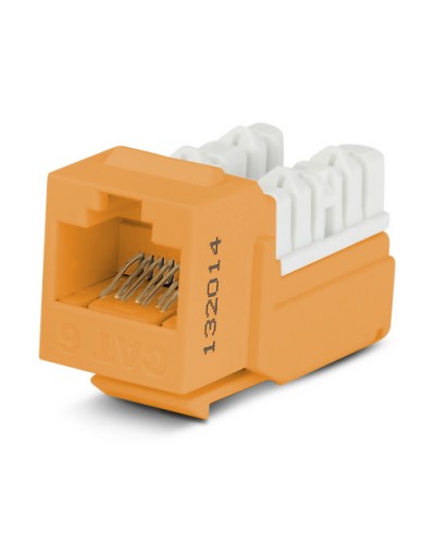 Вставка Hyperline (KJNE-8P8C-C6-90-OR) в Тюмени Коннекторы Pintop.ru