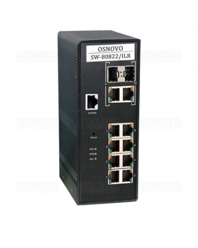 PoE коммутатор уличный промышленный OSNOVO SW-80822/ILR в Тюмени Коммутаторы Pintop.ru