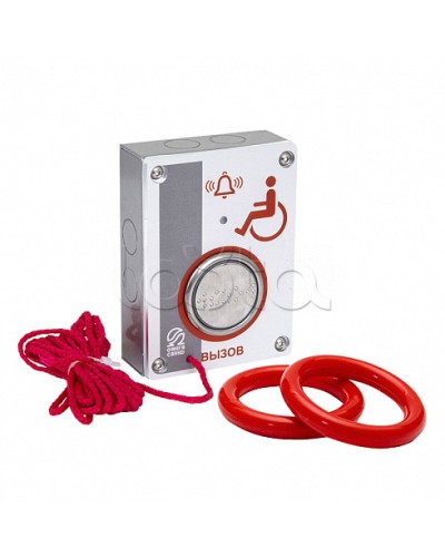 Кнопка ВЫЗОВ Омега Саунд AL-RB (исп.М4) в Тюмени Системы оповещения и управления эвакуацией Pintop.ru