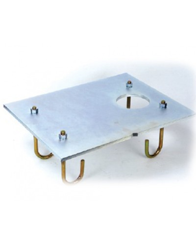 Пластина монтажная с анкерами для шлагбаума B680 H Faac 490139 в Тюмени Запчасти для шлагбаумов и автоматики Pintop.ru